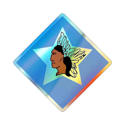 36 Indian Head (USMC) Holographic STICKER Die-Cut Vinyl Decal 5 Inch Holographic - The Sticker Space