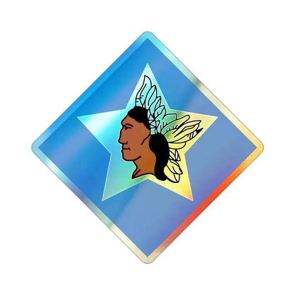 36 Indian Head (USMC) Holographic STICKER Die-Cut Vinyl Decal - The Sticker Space