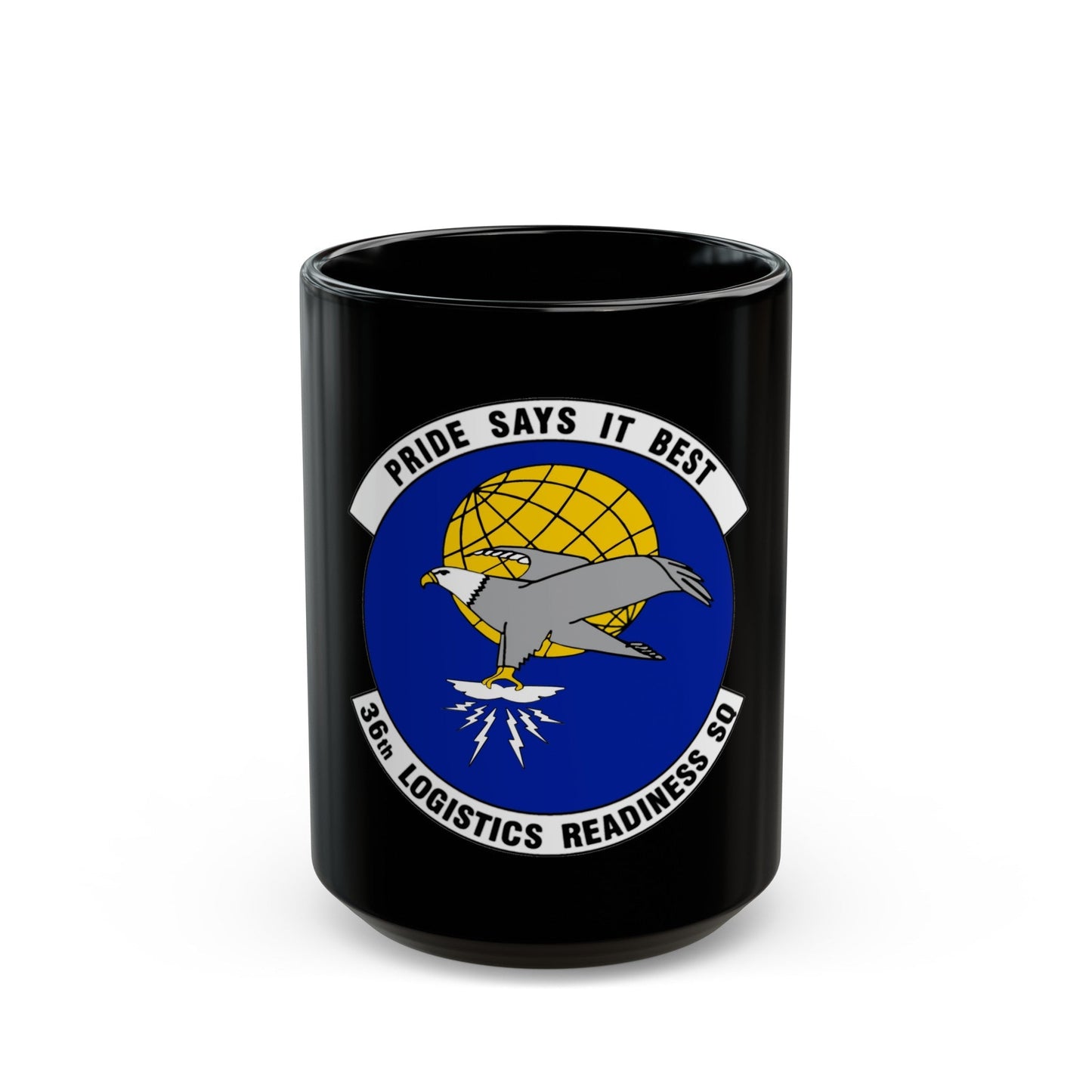 36 Logistics Readiness Squadron PACAF (U.S. Air Force) Black Coffee Mug-15oz-The Sticker Space