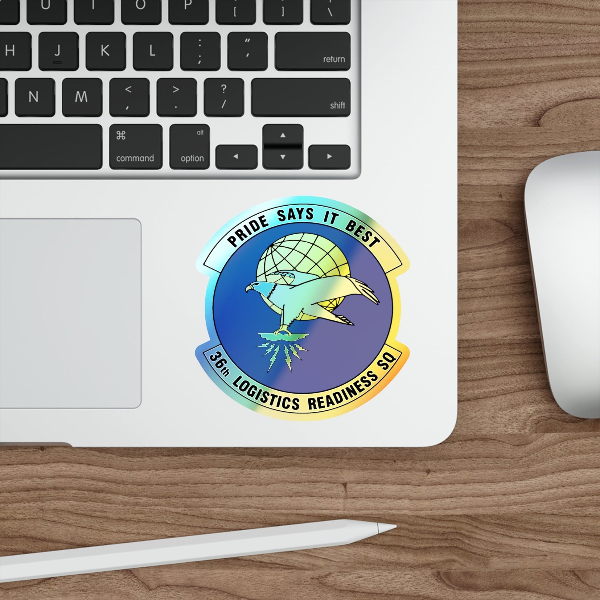 36 Logistics Readiness Squadron PACAF (U.S. Air Force) Holographic STICKER Die-Cut Vinyl Decal-The Sticker Space