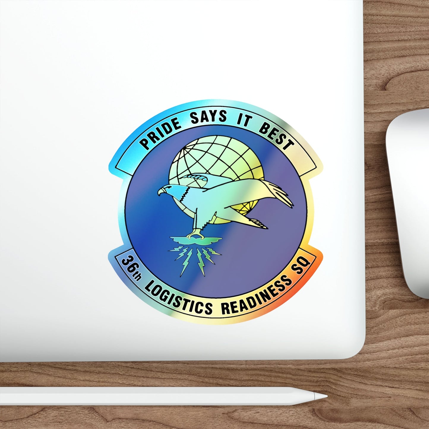 36 Logistics Readiness Squadron PACAF (U.S. Air Force) Holographic STICKER Die-Cut Vinyl Decal-The Sticker Space