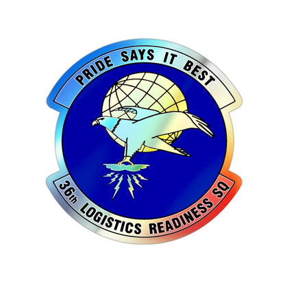 36 Logistics Readiness Squadron PACAF (U.S. Air Force) Holographic STICKER Die-Cut Vinyl Decal-2 Inch-The Sticker Space