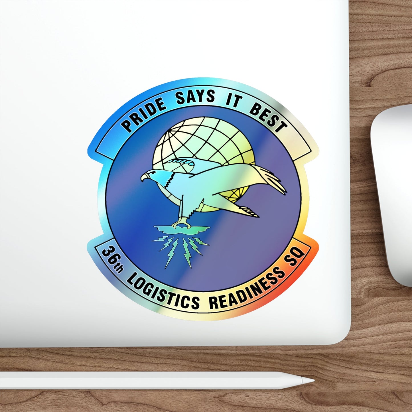 36 Logistics Readiness Squadron PACAF (U.S. Air Force) Holographic STICKER Die-Cut Vinyl Decal-The Sticker Space