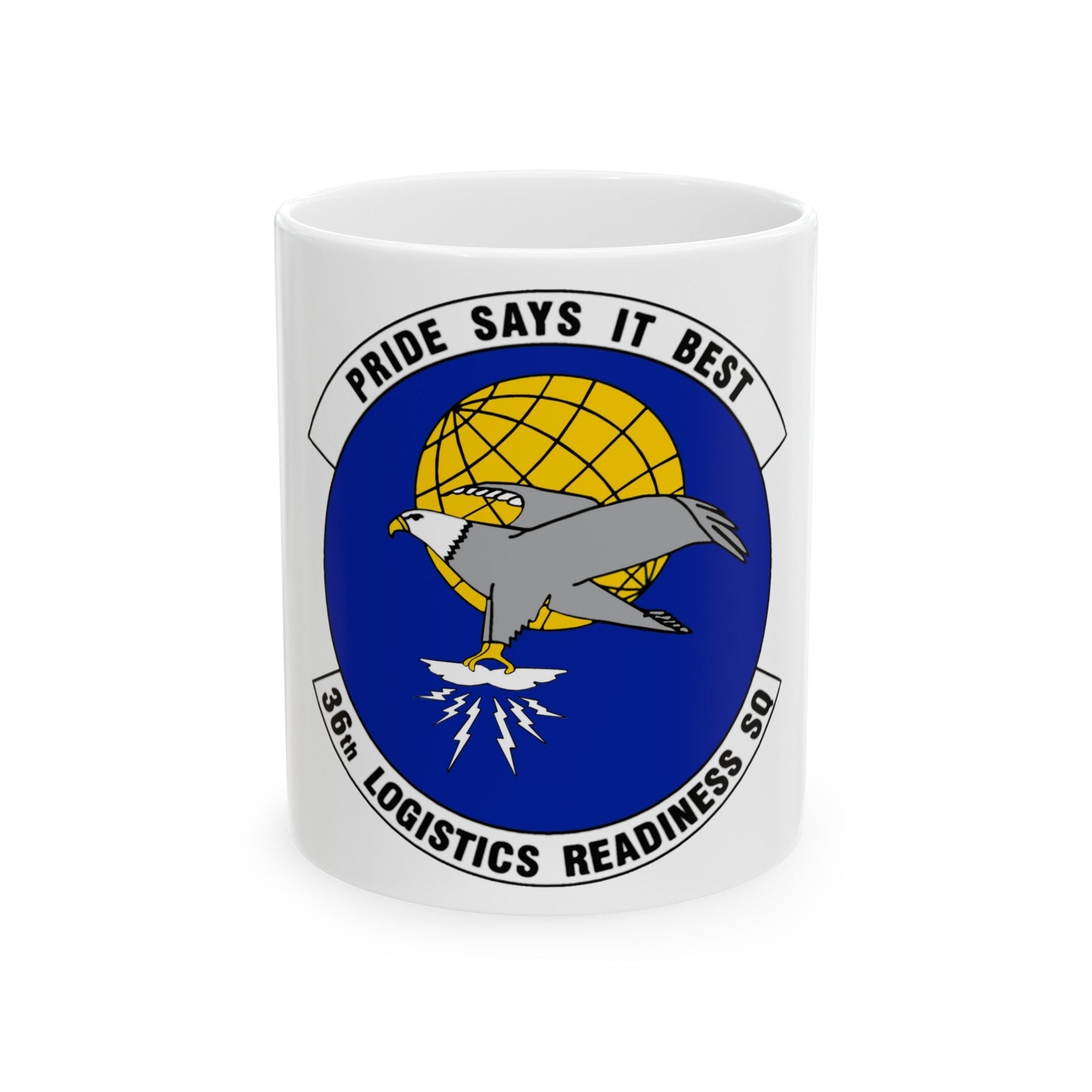 36 Logistics Readiness Squadron PACAF (U.S. Air Force) White Coffee Mug-11oz-The Sticker Space