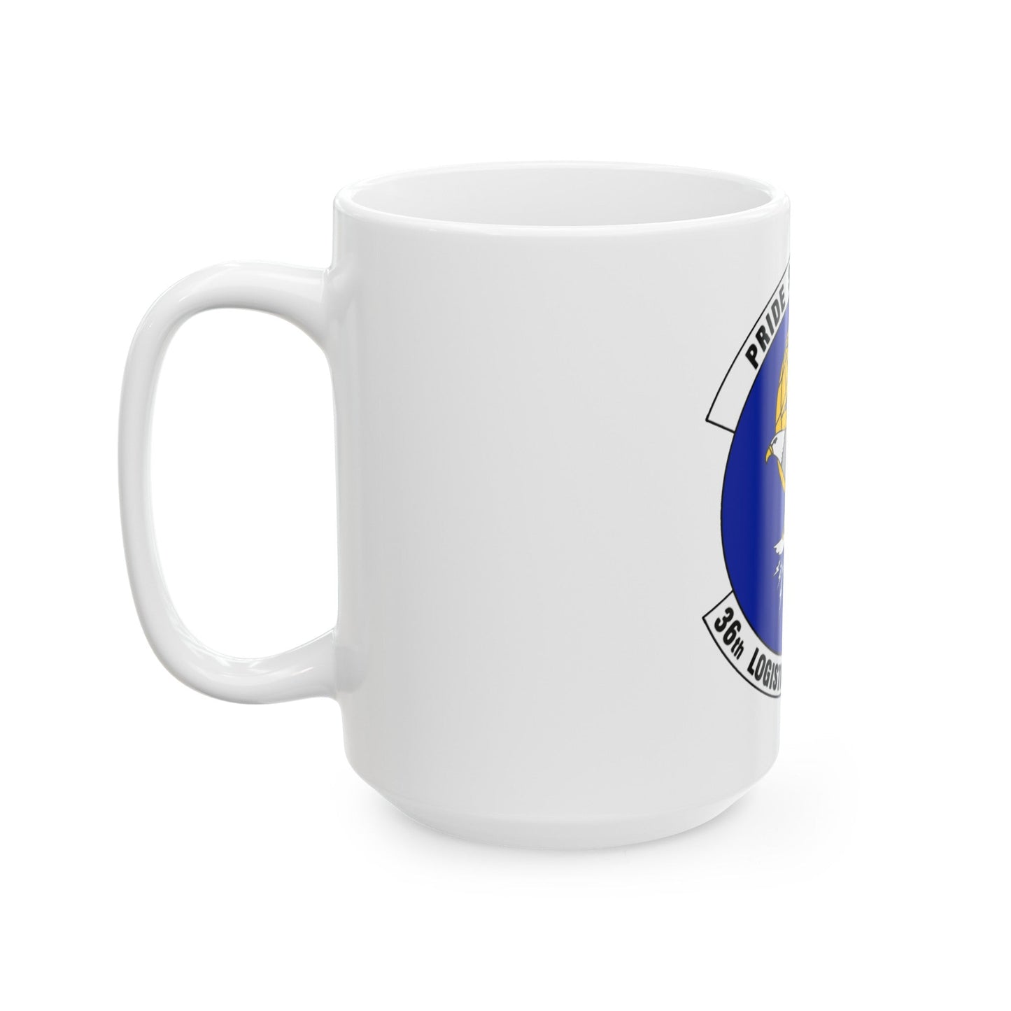 36 Logistics Readiness Squadron PACAF (U.S. Air Force) White Coffee Mug-The Sticker Space