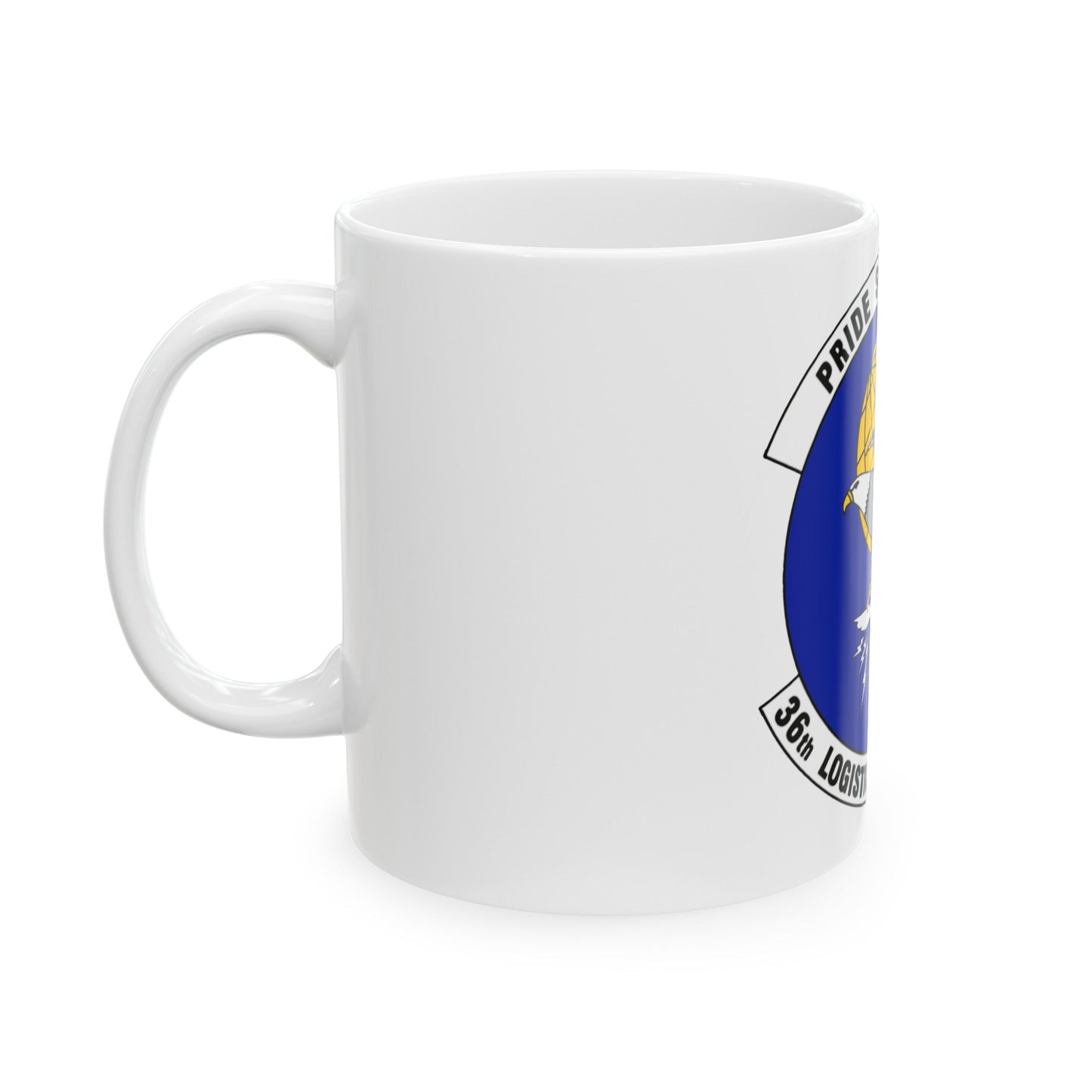 36 Logistics Readiness Squadron PACAF (U.S. Air Force) White Coffee Mug-The Sticker Space