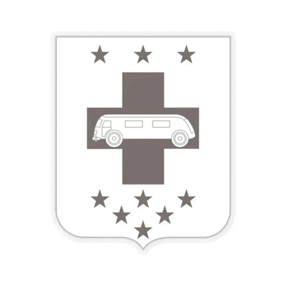 36 Medical Battalion 2 (U.S. Army) STICKER Vinyl Kiss-Cut Decal 2 Inch Transparent - The Sticker Space