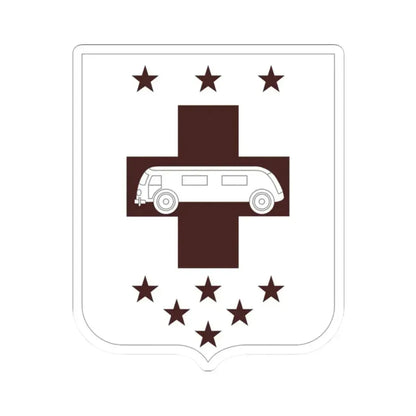 36 Medical Battalion 2 (U.S. Army) STICKER Vinyl Kiss-Cut Decal 2 Inch White - The Sticker Space