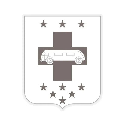 36 Medical Battalion 2 (U.S. Army) STICKER Vinyl Kiss-Cut Decal 3 Inch Transparent - The Sticker Space