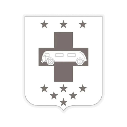 36 Medical Battalion 2 (U.S. Army) STICKER Vinyl Kiss-Cut Decal 4 Inch Transparent - The Sticker Space