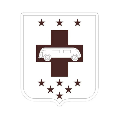 36 Medical Battalion 2 (U.S. Army) STICKER Vinyl Kiss-Cut Decal 4 Inch White - The Sticker Space
