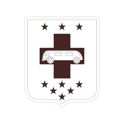 36 Medical Battalion 2 (U.S. Army) Transparent STICKER Die-Cut Vinyl Decal 4 Inch - The Sticker Space