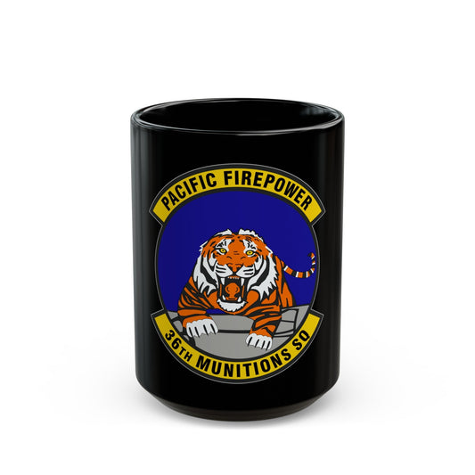 36 Munitions Squadron PACAF (U.S. Air Force) Black Coffee Mug-15oz-The Sticker Space