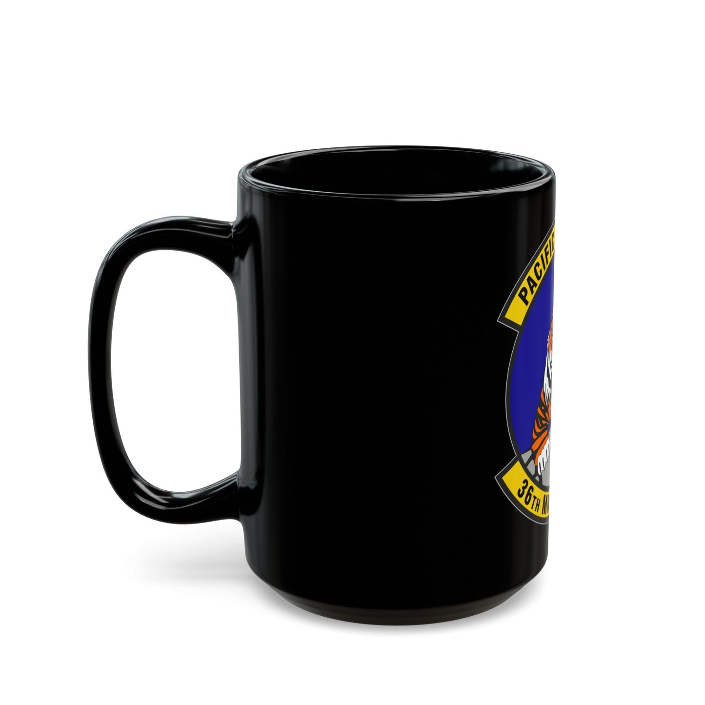 36 Munitions Squadron PACAF (U.S. Air Force) Black Coffee Mug-The Sticker Space