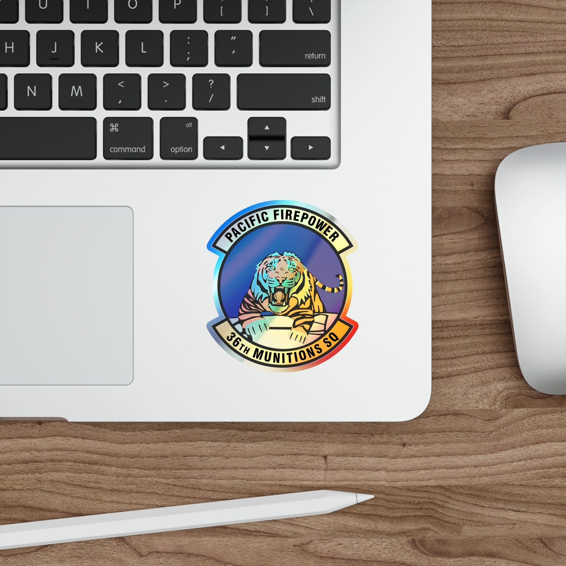 36 Munitions Squadron PACAF (U.S. Air Force) Holographic STICKER Die-Cut Vinyl Decal-The Sticker Space