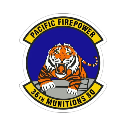 36 Munitions Squadron PACAF (U.S. Air Force) STICKER Vinyl Die-Cut Decal 2 Inch - The Sticker Space