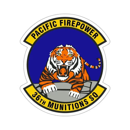 36 Munitions Squadron PACAF (U.S. Air Force) STICKER Vinyl Die-Cut Decal 6 Inch - The Sticker Space