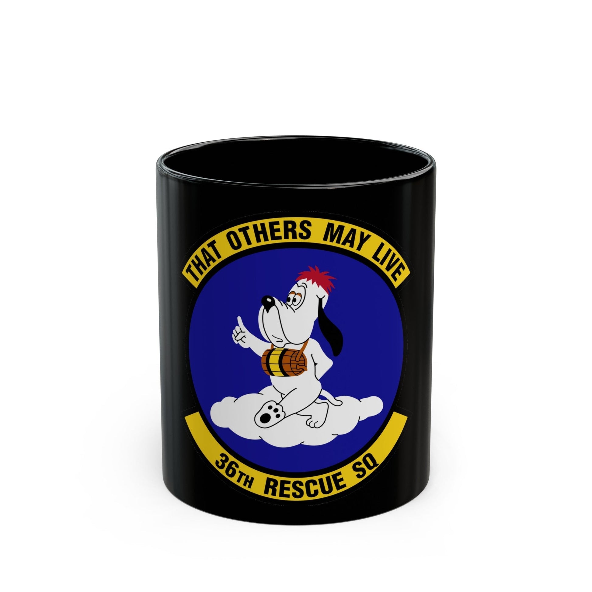 36 Rescue Sq AETC (U.S. Air Force) Black Coffee Mug-11oz-The Sticker Space