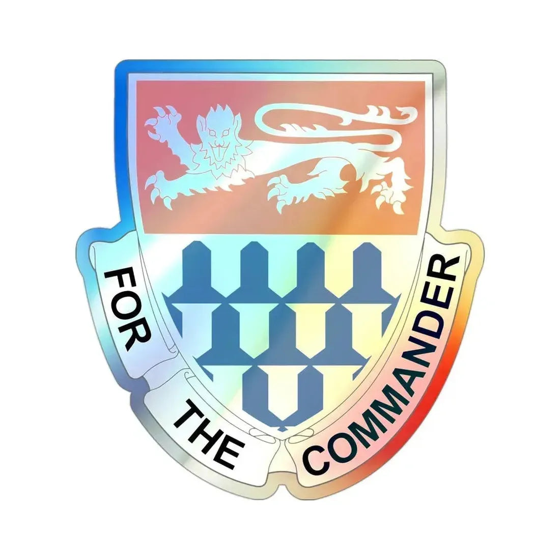 36 Signal Battalion (U.S. Army) Holographic STICKER Die-Cut Vinyl Decal 3 Inch Holographic - The Sticker Space