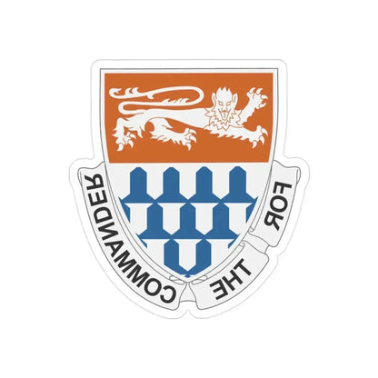 36 Signal Battalion (U.S. Army) REVERSE PRINT Transparent Die-Cut STICKER 2 Inch Die-Cut Transparent - The Sticker Space