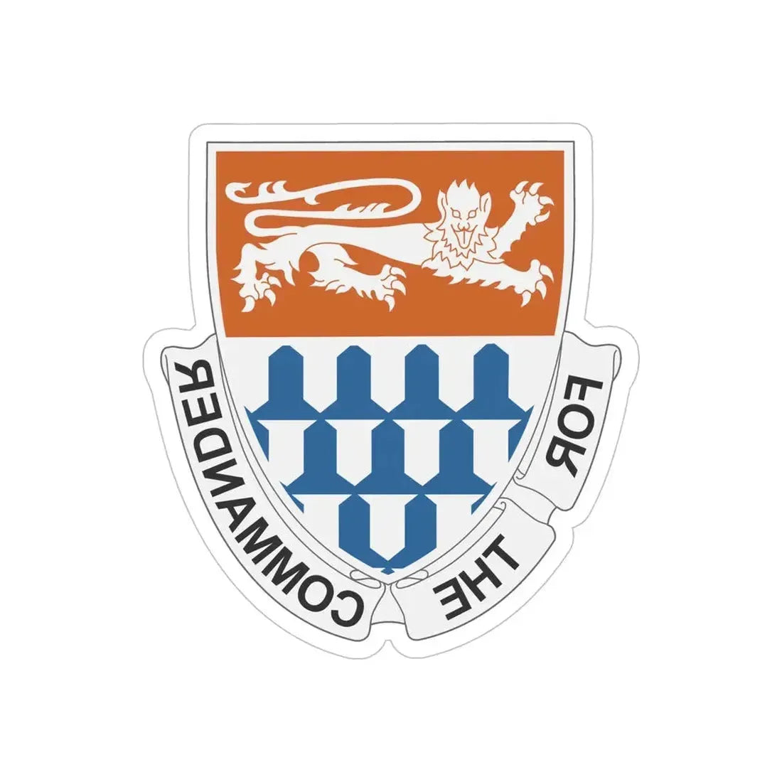 36 Signal Battalion (U.S. Army) REVERSE PRINT Transparent Die-Cut STICKER - The Sticker Space