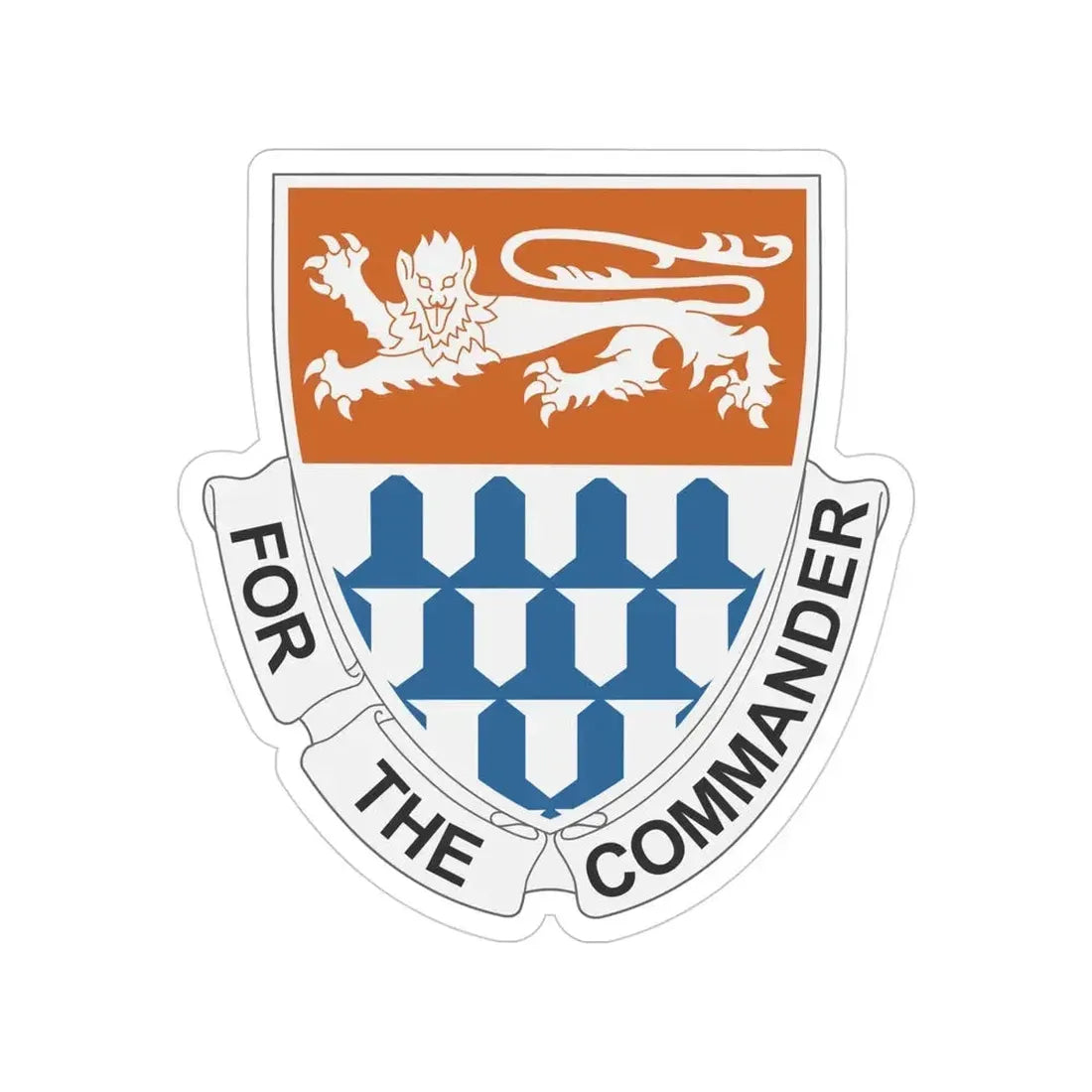 36 Signal Battalion (U.S. Army) Transparent STICKER Die-Cut Vinyl Decal 4 Inch - The Sticker Space