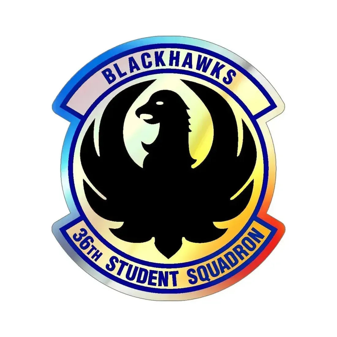 36 Student Sq AETC (U.S. Air Force) Holographic STICKER Die-Cut Vinyl Decal 6 Inch Holographic - The Sticker Space