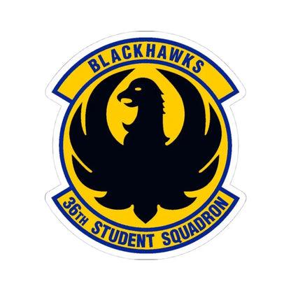 36 Student Sq AETC (U.S. Air Force) STICKER Vinyl Kiss-Cut Decal 4 Inch White - The Sticker Space