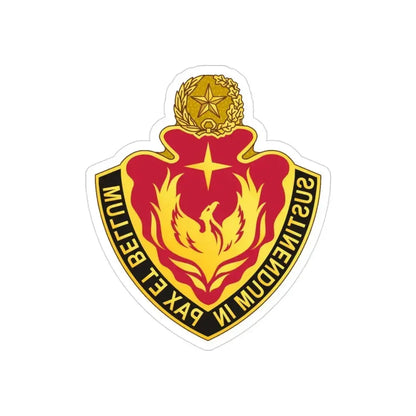 36 Sustainment Brigade 2 (U.S. Army) REVERSE PRINT Transparent Die-Cut STICKER 3 Inch Die-Cut Transparent - The Sticker Space