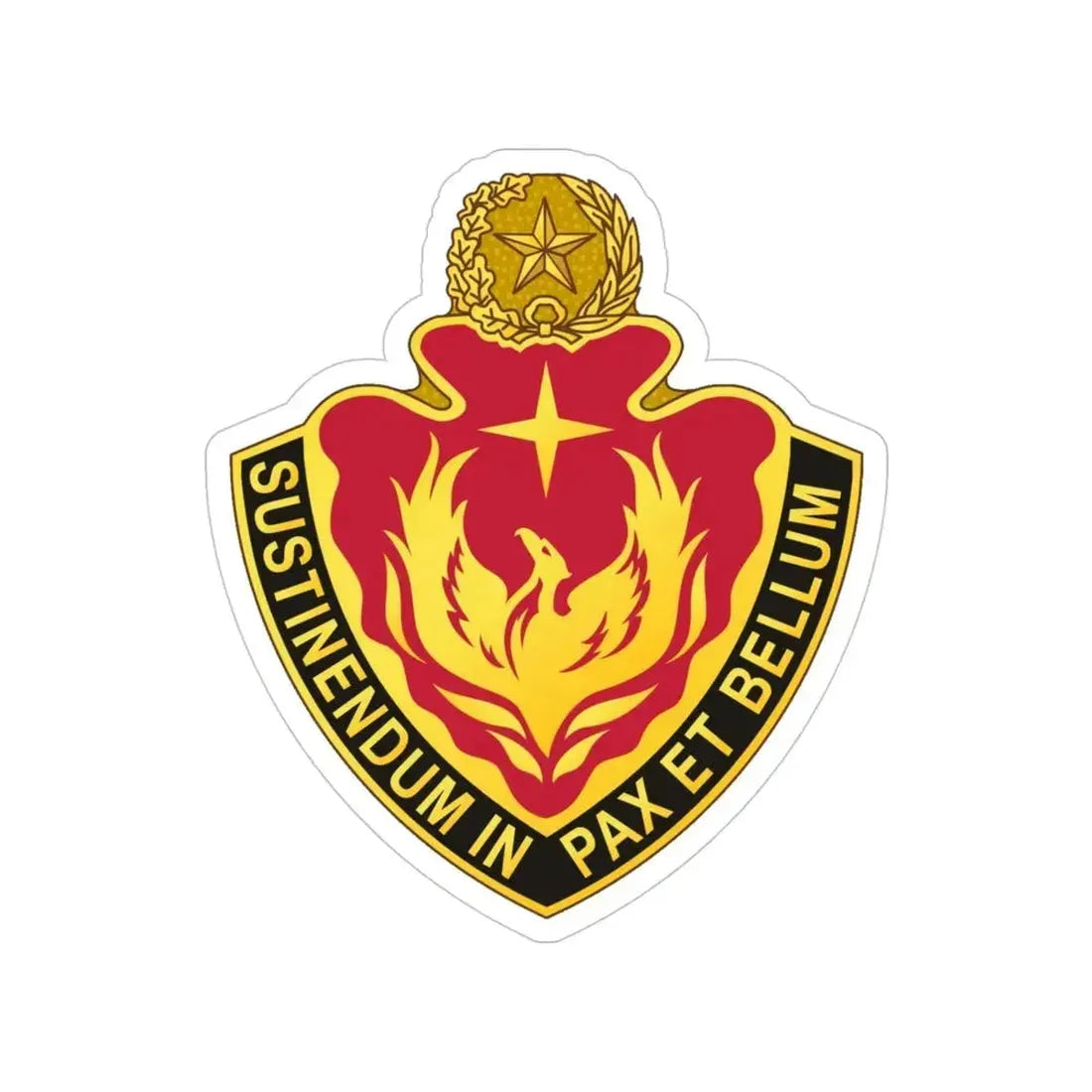 36 Sustainment Brigade 2 (U.S. Army) Transparent STICKER Die-Cut Vinyl Decal 4 Inch - The Sticker Space