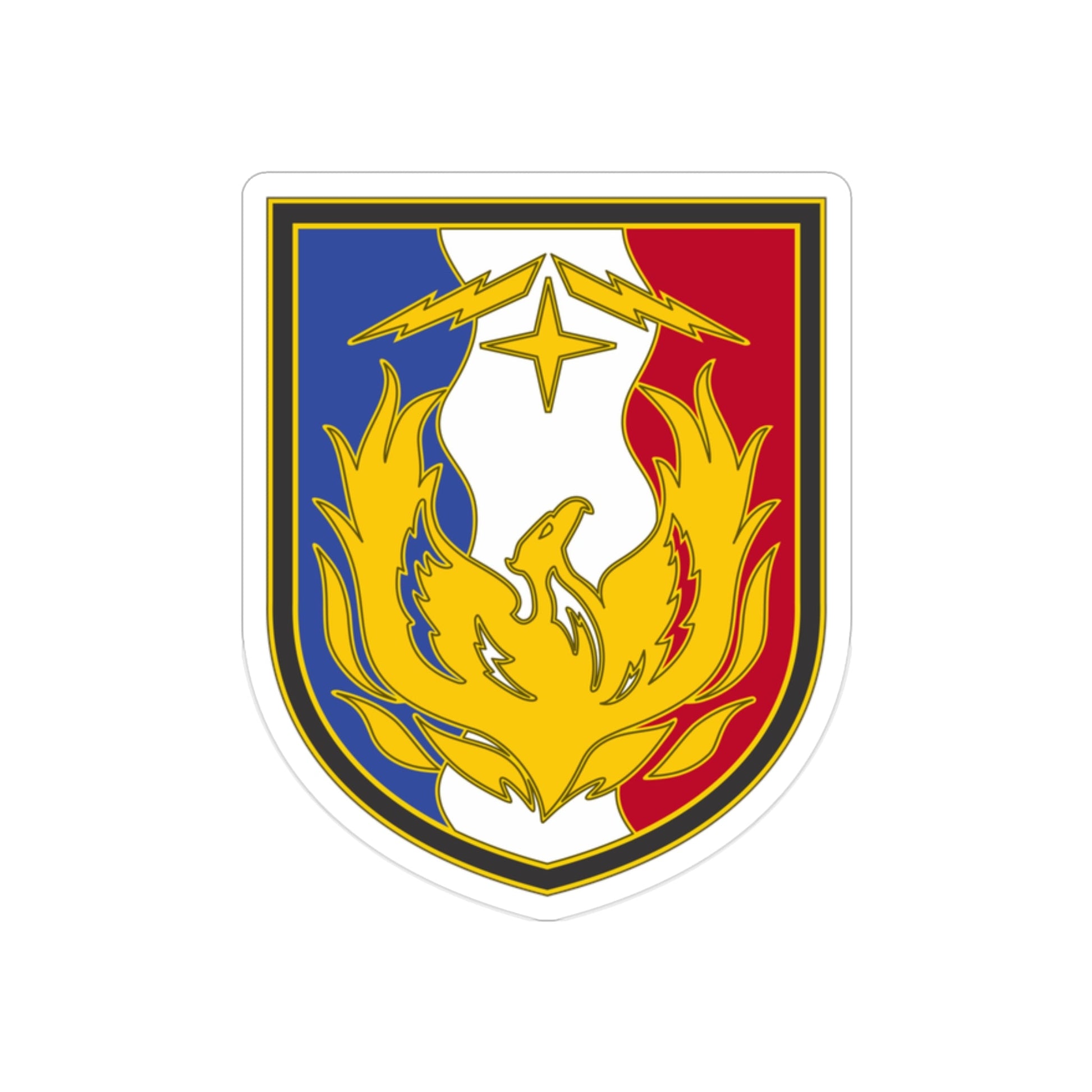 36 Sustainment Brigade 3 (U.S. Army) REVERSE PRINT Transparent STICKER-2" × 2"-The Sticker Space