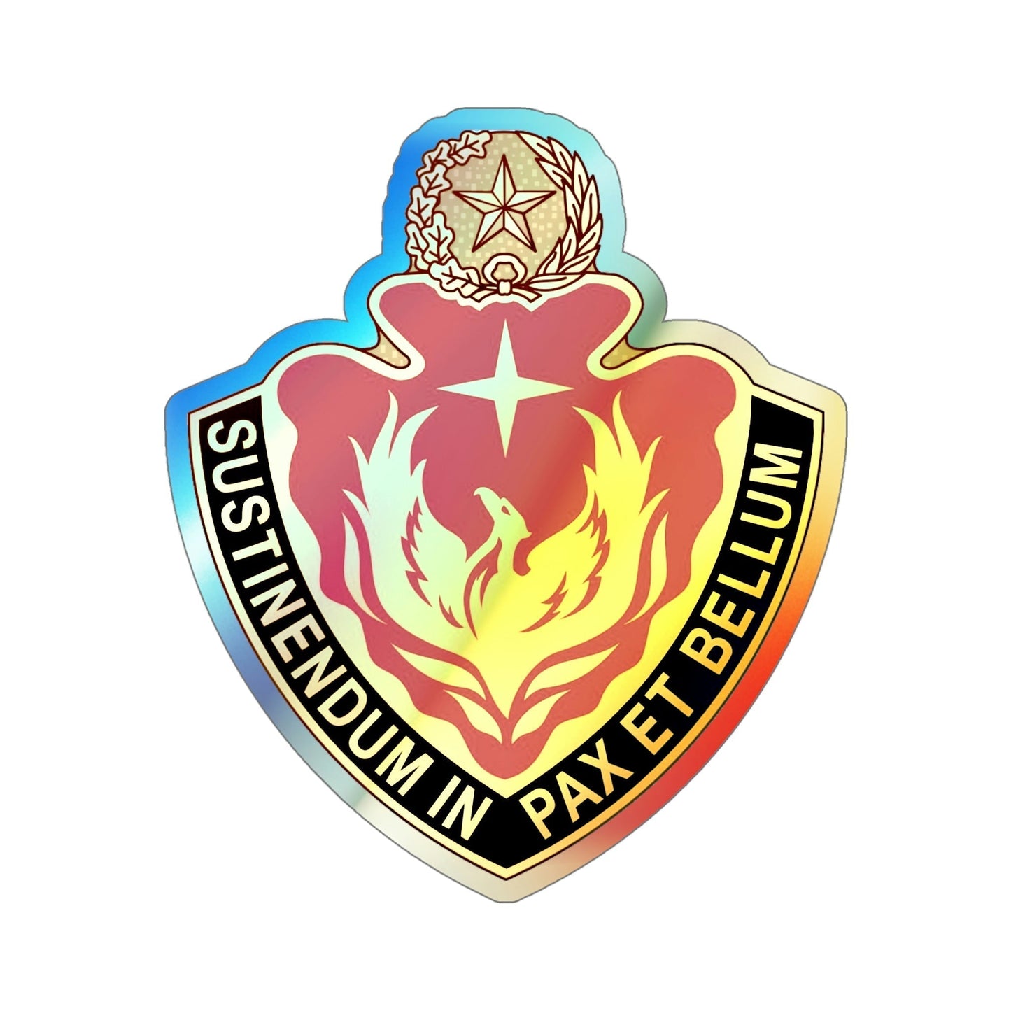 36 Sustainment Brigade v2 (U.S. Army) Holographic STICKER Die-Cut Vinyl Decal-5 Inch-The Sticker Space