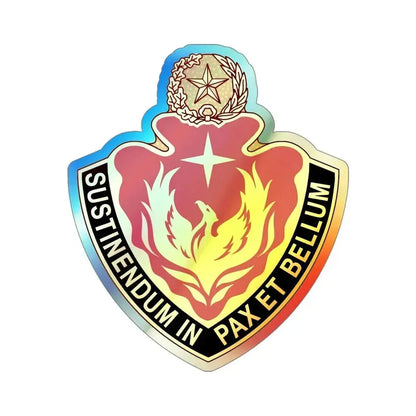 36 Sustainment Brigade v2 (U.S. Army) Holographic STICKER Die-Cut Vinyl Decal 4 Inch Holographic - The Sticker Space