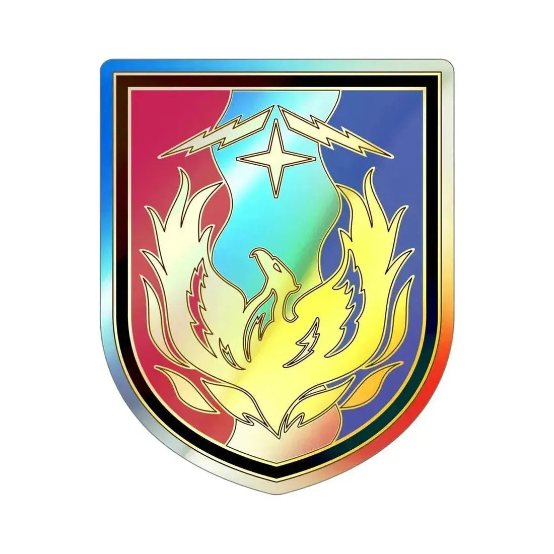 36 Sustainment Brigade v3 (U.S. Army) Holographic STICKER Die-Cut Vinyl Decal 5 Inch Holographic - The Sticker Space