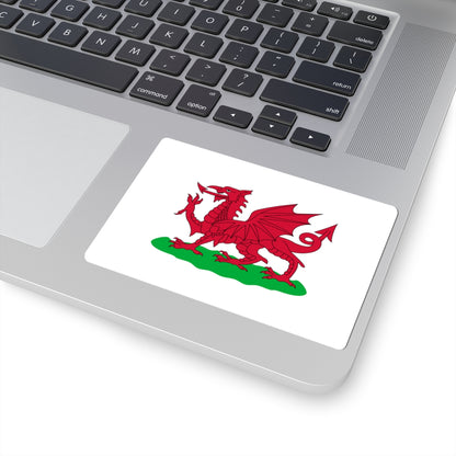 Flag of Wales 1807-1953 3-2 (United Kingdom) STICKER Vinyl Kiss-Cut Decal