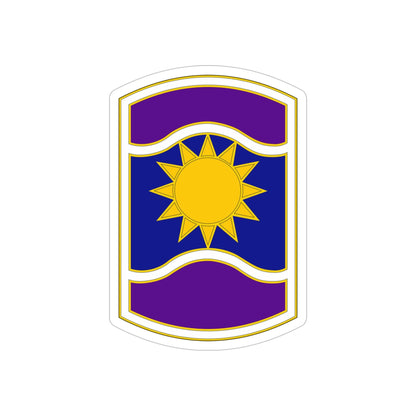 361 Civil Affairs Brigade (U.S. Army) REVERSE PRINT Transparent STICKER-5" × 5"-The Sticker Space