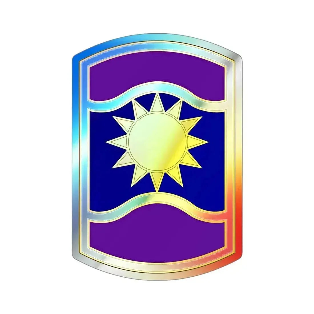 361 Civil Affairs Brigade (U.S. Army) Holographic STICKER Die-Cut Vinyl Decal 4 Inch Holographic - The Sticker Space