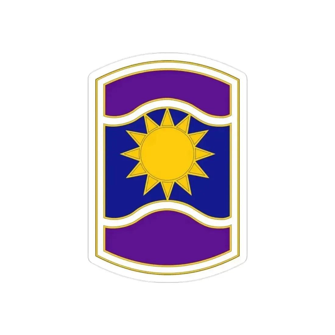 361 Civil Affairs Brigade (U.S. Army) REVERSE PRINT Transparent Die-Cut STICKER 2 Inch Die-Cut Transparent - The Sticker Space