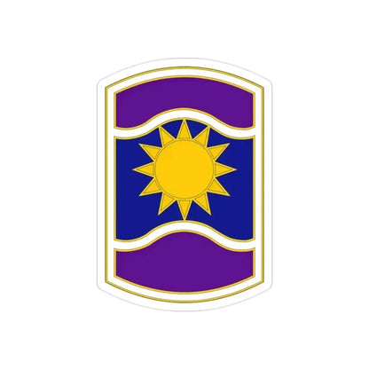 361 Civil Affairs Brigade (U.S. Army) REVERSE PRINT Transparent Die-Cut STICKER 2 Inch Die-Cut Transparent - The Sticker Space