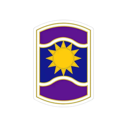 361 Civil Affairs Brigade (U.S. Army) REVERSE PRINT Transparent Die-Cut STICKER 3 Inch Die-Cut Transparent - The Sticker Space