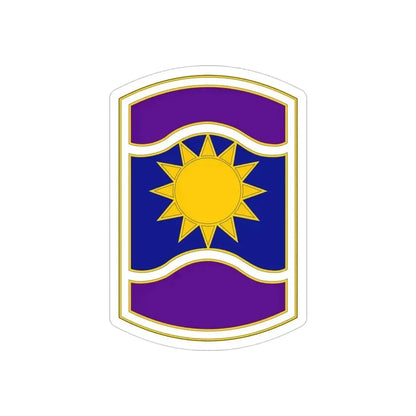 361 Civil Affairs Brigade (U.S. Army) REVERSE PRINT Transparent Die-Cut STICKER 4 Inch Die-Cut Transparent - The Sticker Space