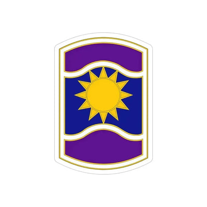 361 Civil Affairs Brigade (U.S. Army) REVERSE PRINT Transparent Die-Cut STICKER 5 Inch Die-Cut Transparent - The Sticker Space