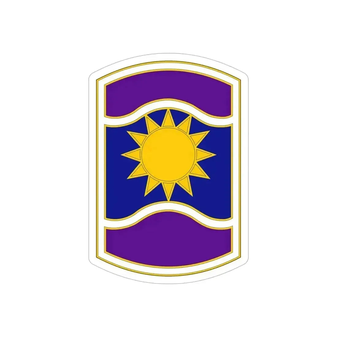 361 Civil Affairs Brigade (U.S. Army) REVERSE PRINT Transparent Die-Cut STICKER 6 Inch Die-Cut Transparent - The Sticker Space