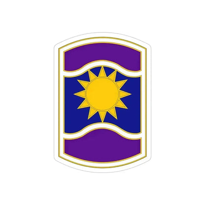 361 Civil Affairs Brigade (U.S. Army) REVERSE PRINT Transparent Die-Cut STICKER 6 Inch Die-Cut Transparent - The Sticker Space