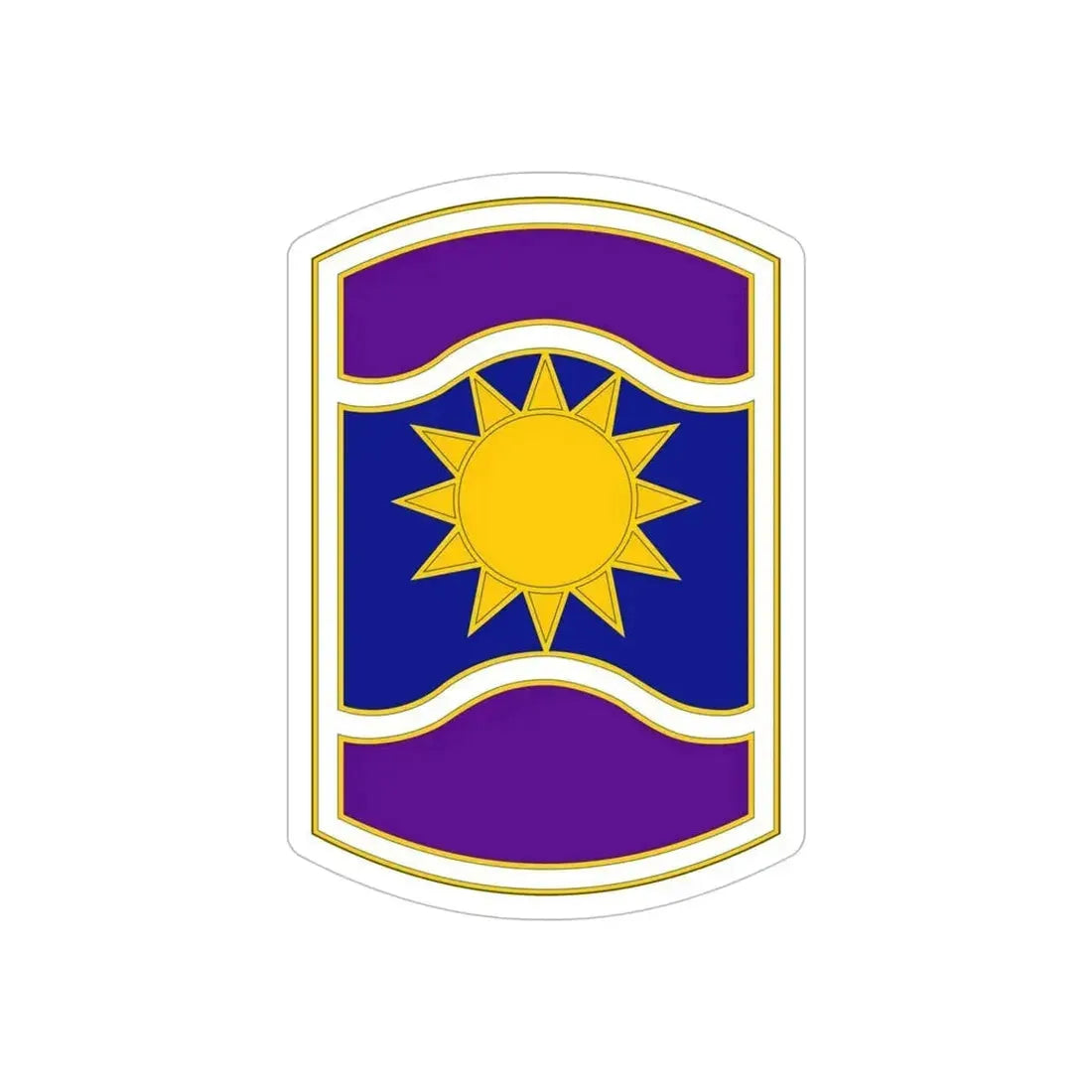 361 Civil Affairs Brigade (U.S. Army) REVERSE PRINT Transparent Die-Cut STICKER - The Sticker Space