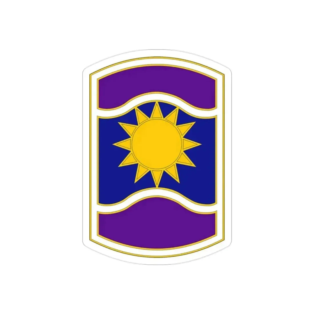 361 Civil Affairs Brigade (U.S. Army) REVERSE PRINT Transparent Die-Cut STICKER - The Sticker Space