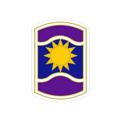 361 Civil Affairs Brigade (U.S. Army) REVERSE PRINT Transparent Die-Cut STICKER - The Sticker Space