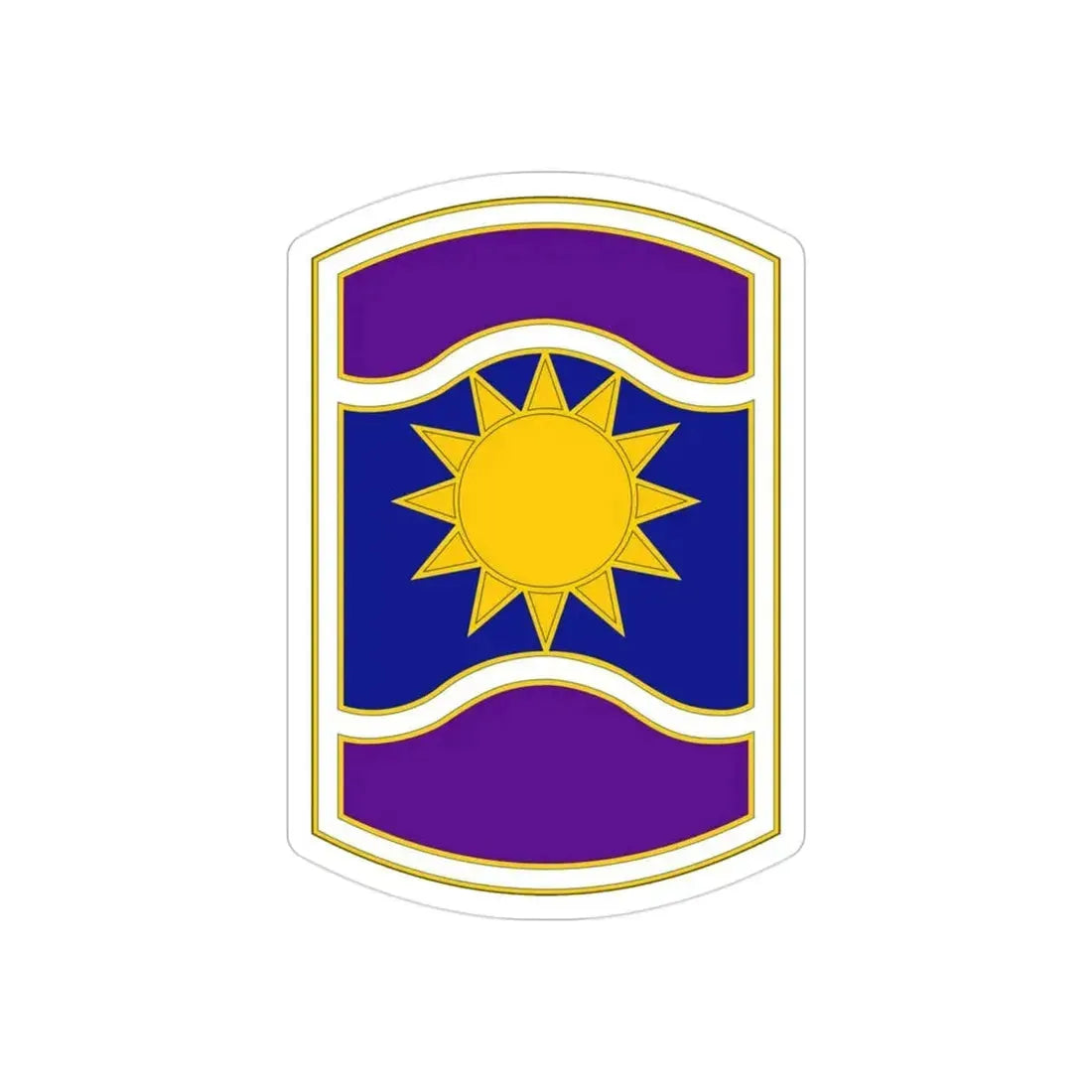 361 Civil Affairs Brigade (U.S. Army) REVERSE PRINT Transparent Die-Cut STICKER - The Sticker Space