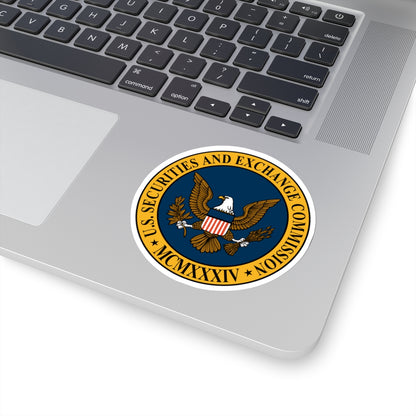 Seal of the United States Securities and Exchange Commission - STICKER Vinyl Kiss-Cut Decal