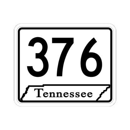 Tennessee 376 (Tennessee) (Road Sign) STICKER Vinyl Kiss-Cut Decal